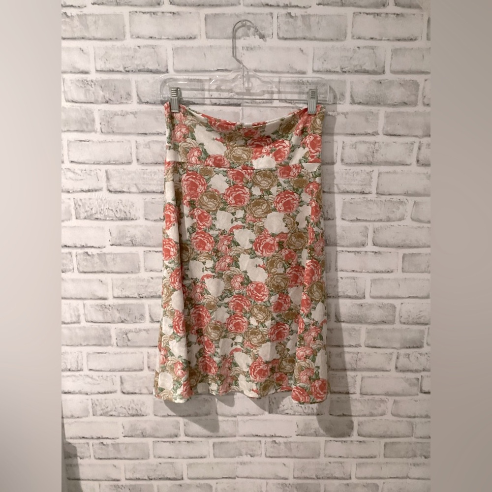 Lula roe Floral Patterned Skirt